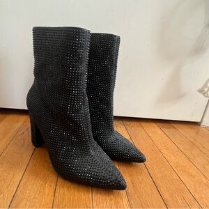 Mix No. 6 | Black Sparkly Glam Party Boot | Size 6.5
